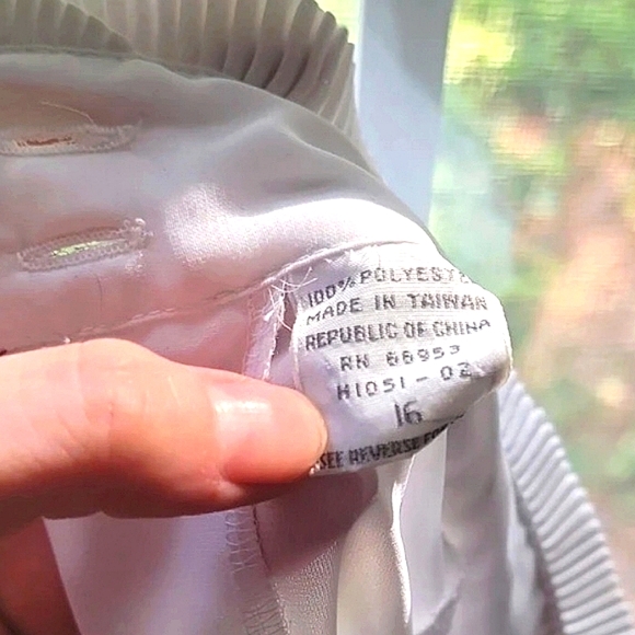 Vintage Shapely 16 Victorian White Lace Long Sleeve Blouse - Picture 4 of 5